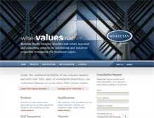 Tablet Screenshot of meridianvalues.com